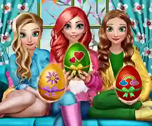 بازی Princesses Easter Fun آنلاین