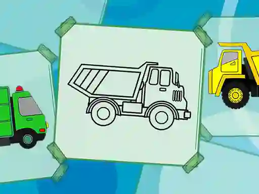 بازی Truck Coloring Book آنلاین