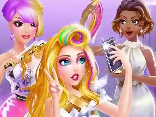 بازی Superstar Hair Salon آنلاین