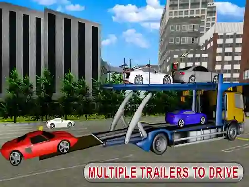 بازی Trailer Cargo Truck Offroad Transporter آنلاین