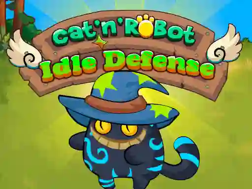 بازی Cat'n' Robot Idle Defense آنلاین