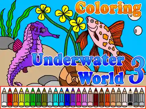 بازی Сoloring Underwater World 3 آنلاین