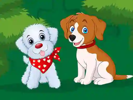 بازی Cute Puppies Jigsaw آنلاین