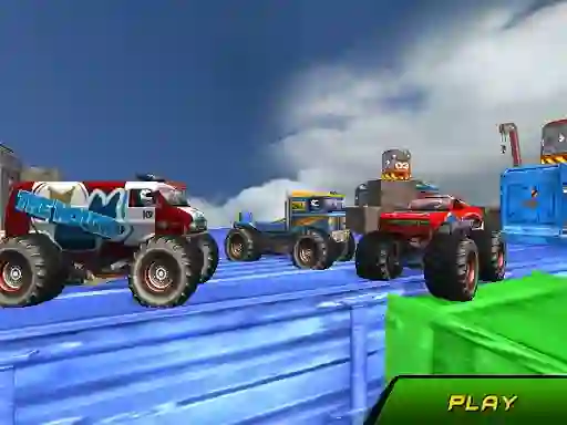 بازی Monster Truck Stunts Sky Driving آنلاین