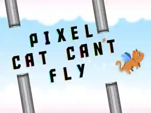 بازی Pixel cat can't fly آنلاین