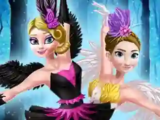 بازی Ellie and Annie Black Swan and White Swan آنلاین