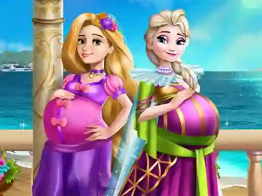 بازی Palace Princesses Pregnant BFFS آنلاین