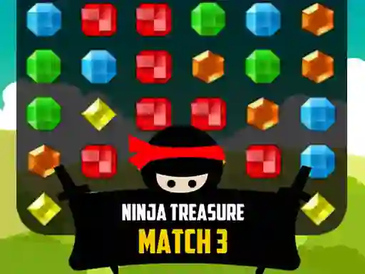 بازی Ninja Treasure Match 3 آنلاین