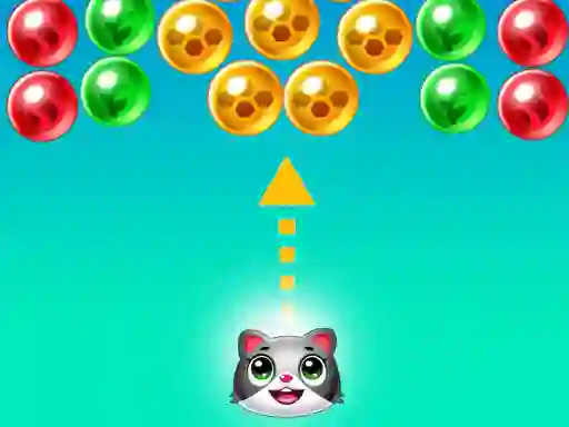 بازی Save the cats Bubble shooter آنلاین