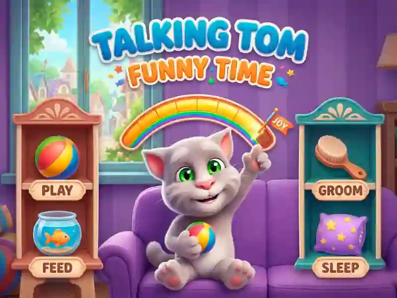 بازی Talking Tom Funny Time آنلاین
