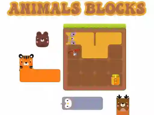 بازی Animals Blocks آنلاین
