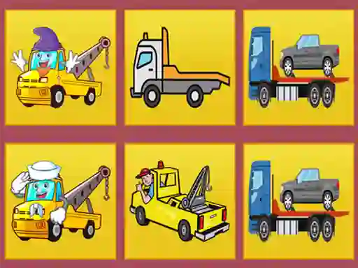 بازی Tow Trucks Memory آنلاین