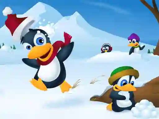 بازی Cute Penguin Slide آنلاین