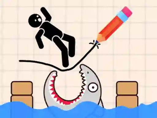 بازی Draw and Save Stickman آنلاین