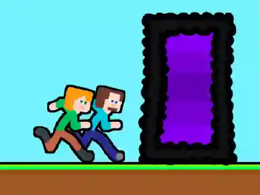 بازی Steveman and Alexwoman: Easter Egg آنلاین