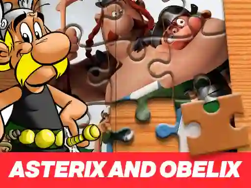 بازی Asterix and Obelix Jigsaw Puzzle آنلاین