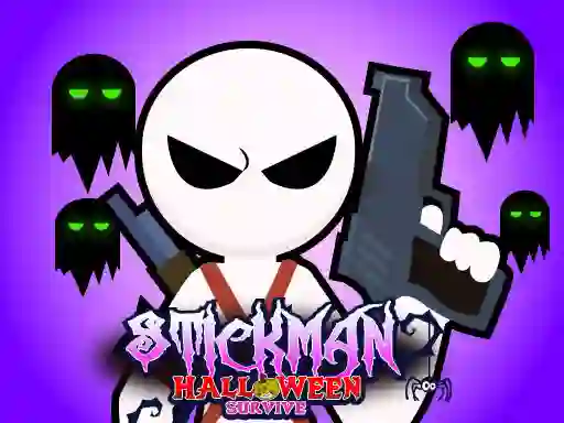 بازی Stickman Halloween Survive آنلاین