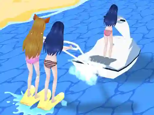 بازی Girl Surfer 3D آنلاین