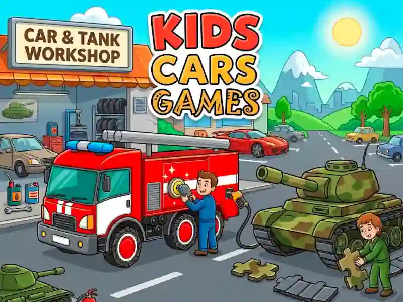 بازی Kids Cars Games آنلاین