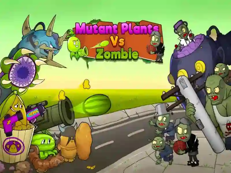 بازی Mutant Plants Vs Zombie آنلاین