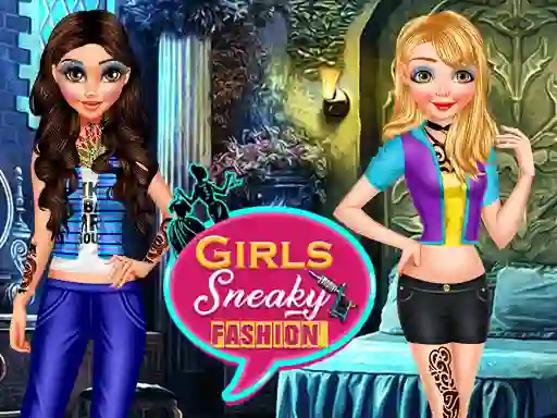 بازی Girls Sneaky Fashion آنلاین