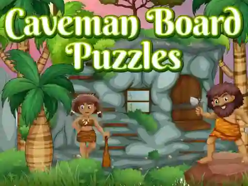 بازی Caveman Board Puzzles آنلاین
