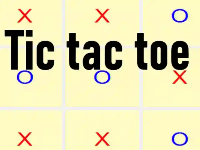 بازی Tic tac toe آنلاین
