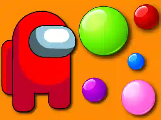 بازی Among Them Bubble Shooter آنلاین