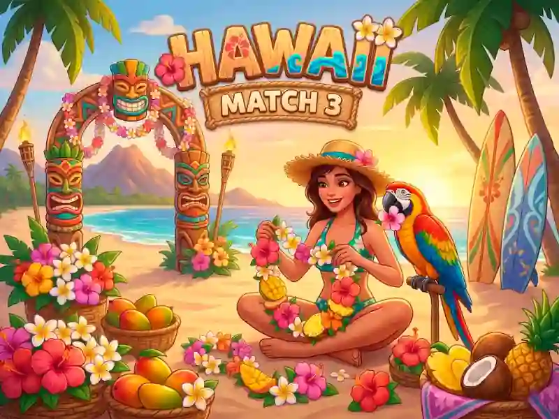 بازی Hawaii Match 3 آنلاین