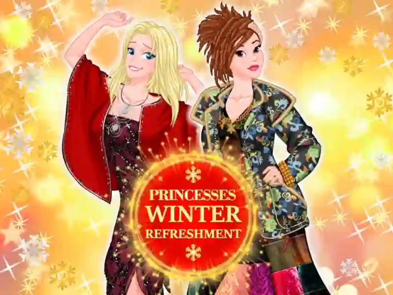 بازی Princesses winter refreshment آنلاین