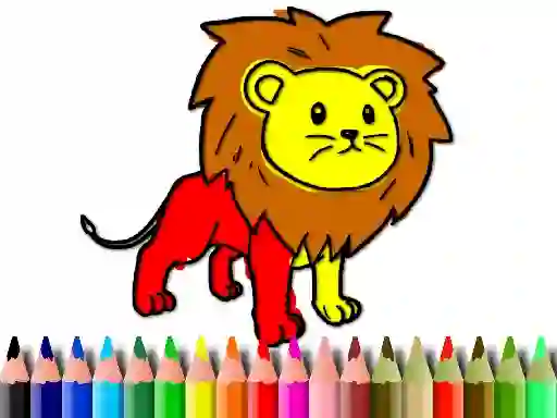 بازی Back To School: Lion Coloring Book آنلاین