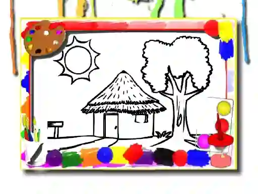 بازی Back To School: House Coloring Book آنلاین