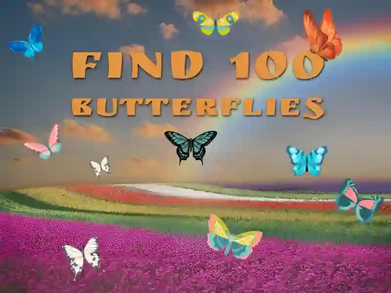 بازی Find 100 butterflies آنلاین