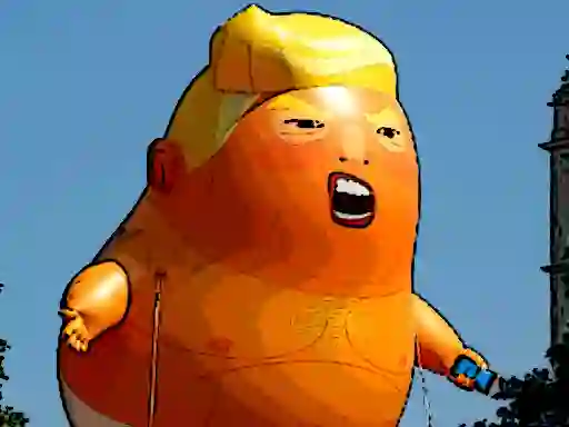 بازی Trump Flying Adventure آنلاین