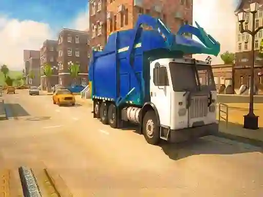 بازی Road Garbage Dump Truck Driver آنلاین