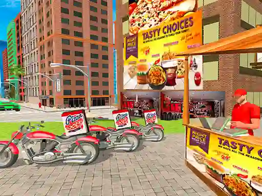 بازی Pizza Delivery Boy Simulation آنلاین