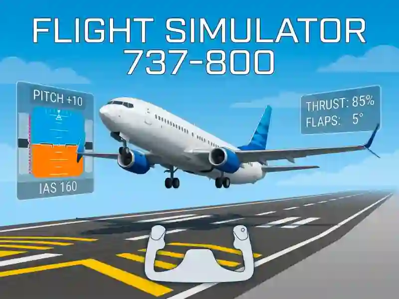 بازی Flight Simulator 737-800 آنلاین