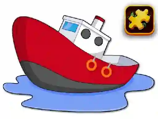 بازی Cartoon Ship Puzzle آنلاین