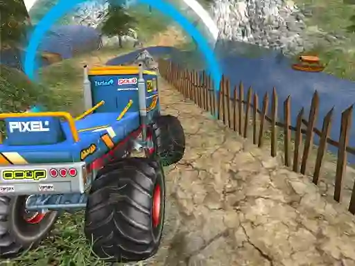 بازی Monster Truck Offroad Driving Mountain آنلاین