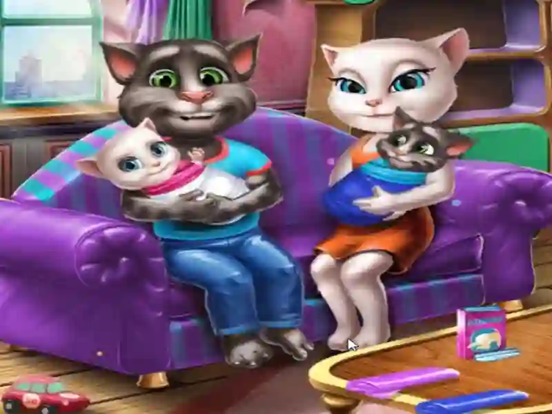 بازی Angela Twins Family Day آنلاین
