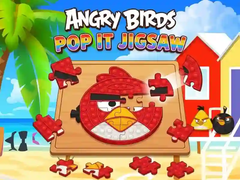 بازی Angry Birds Pop It Jigsaw آنلاین