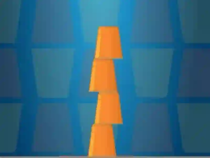 بازی Cups Tower Builder آنلاین