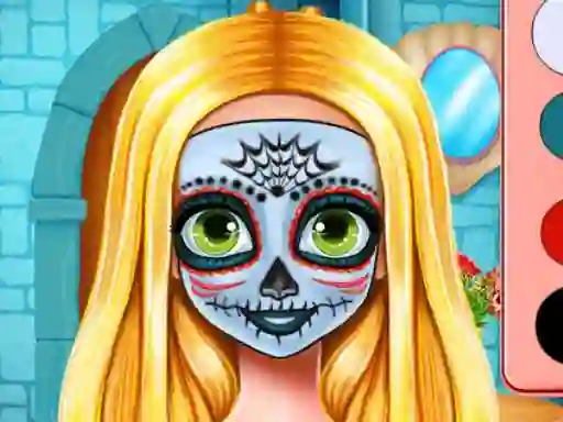 بازی Sister's Halloween Face Paint آنلاین