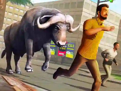 بازی Angry Bull Attack Wild Hunt Simulator آنلاین