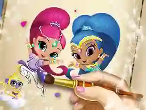 بازی Shimmer And Shine Coloring Book آنلاین