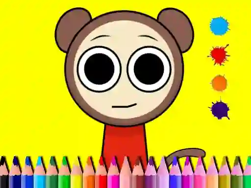 بازی Sprunki Valentine Coloring book آنلاین