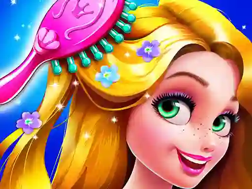 بازی Long Hair Princess Hair Salon آنلاین