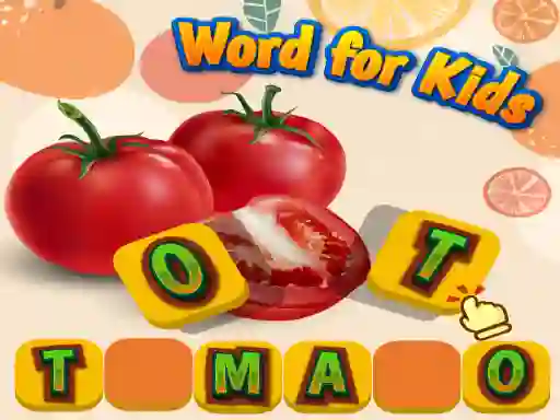 بازی Fruits and Vegetables Word for Kids آنلاین