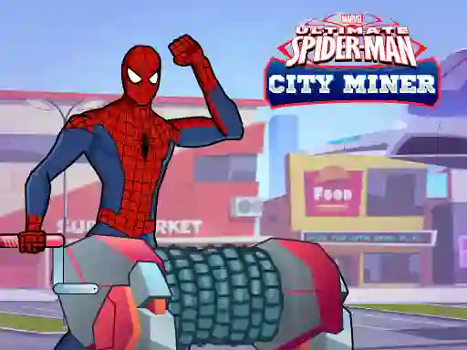 بازی Spiderman Gold Miner آنلاین