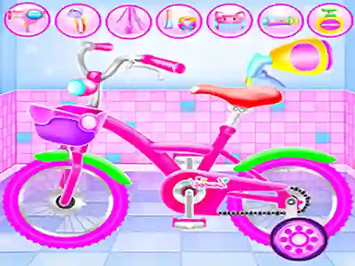 بازی Girl Bike Fix & Washing Salon آنلاین